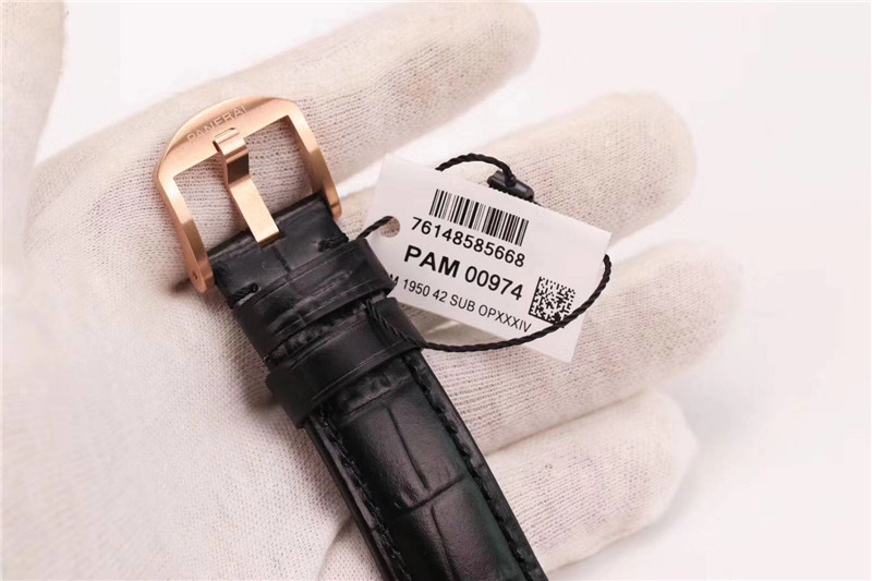 VS厂沛纳海42mm小红金PAM974质量评测（VS厂沛纳海974细节如何）  第8张
